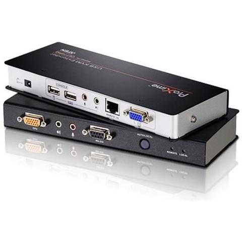IDATA CE-770 - Estensore KVM USB VGA con audio, RS-232 e Deskew 300m, CE770 - Foto 1