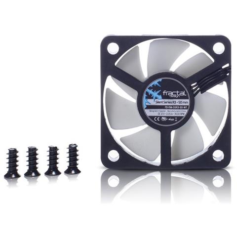 Silent Series R3 50mm, Computer case, Ventilatore, Nero, Bianco - Foto 4
