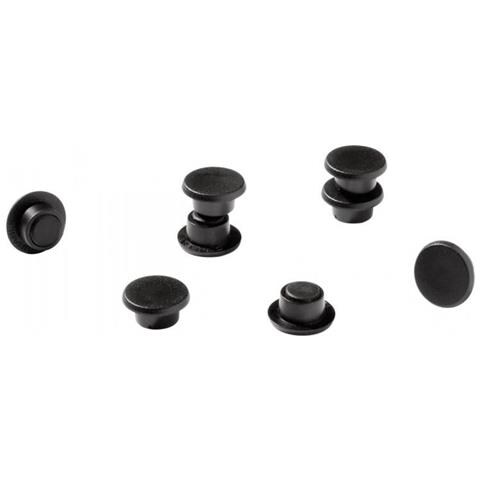 Magneti Rotondi 15 Mm Forza Magnetica Di 75p Colore Nero 20 Pz - Foto 1