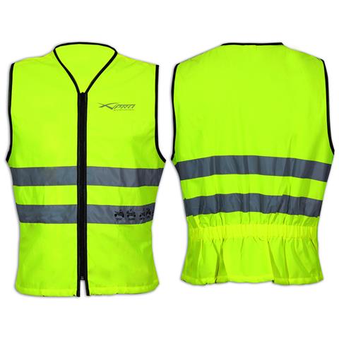 Gilet Alta Visibilita' Cartarinfrangnete Giallo Omologato Moto Auto Fluo M - Foto 1