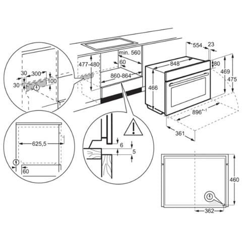 Forno Elettrico da Incasso Serie 900 KBZE10X Capacità 85 L Multifunzione Ventilato Potenza 3100 W Colore Acciaio Inox - Foto 9