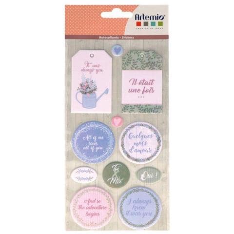 Adesivi Xl Puffies - Storia D'amore - Foto 1