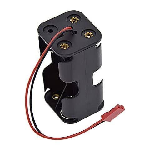 1 Pezzo Vano Per Batterie Per 4 Batterie Tipo Stilo Aa Con Cavo Jst Plug - Foto 1