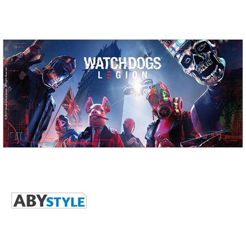 Watch Dogs Legion - Tazza Keyart Legion 320ml - Foto 4