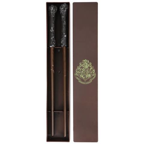 Harry Potter Wand Chopsticks in Box Set di bacchette Marrone - Foto 2