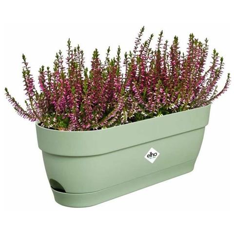 Vaso Rettangolare Da Balcone 50 Cm Rettangolare Verde Plastica - Foto 5