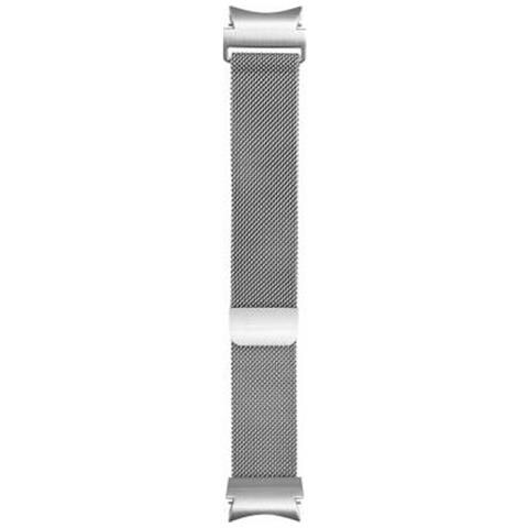 Cinturino Per Galaxy Watch 4/4 Classic / 5/5 Pro / 6/6 Classic Milanese Acciaio, Argento - Foto 1