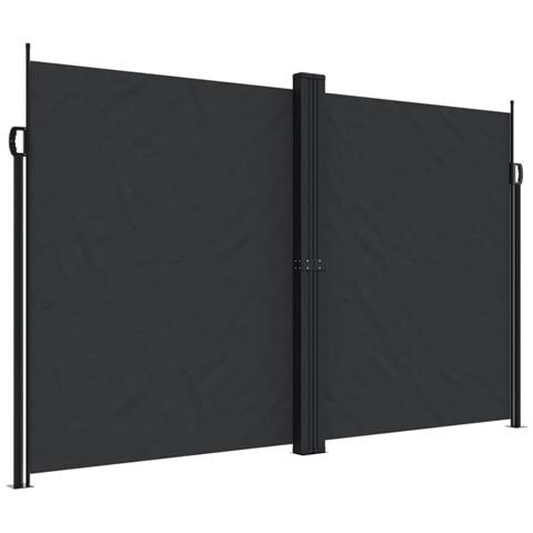 Tenda da Sole Laterale Retrattile Nera 200x1000 cm - Foto 1