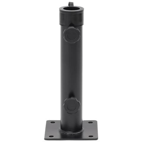 Base Per Ombrellone Per Palo Da 38/48 Mm Nero Opaco In Acciaio - Foto 3