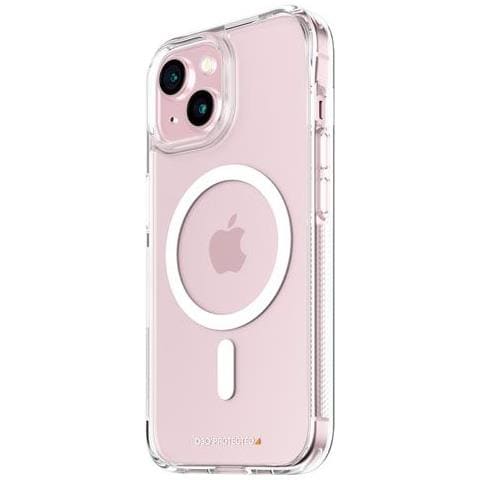 Cover Per Iphone 15 Rigida Magsafe D30 Antigraffi, Trasparente - Foto 2