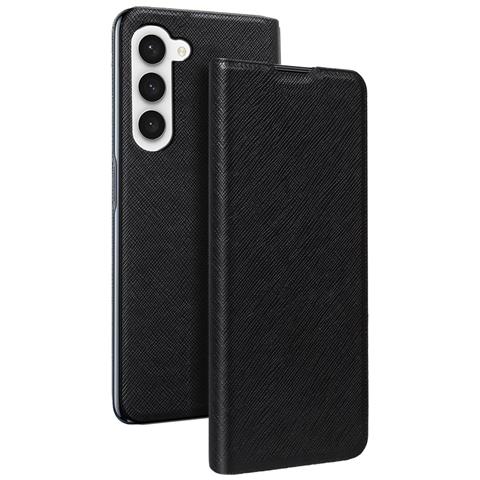 Custodia Per Samsung Galaxy S23 Fe Con Funzione Supporto E Portacarte, Nero - Foto 2