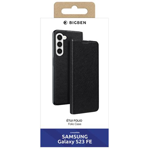 Custodia Per Samsung Galaxy S23 Fe Con Funzione Supporto E Portacarte, Nero - Foto 3