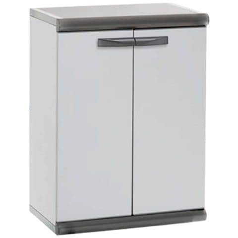 Armadio In Resina Pvc Basso Tuttopiani Due Ante Modello Scik - Foto 1