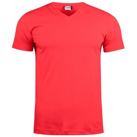 Basic-t V-neck Rosso Xl - Foto 1
