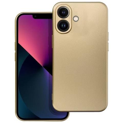 Custodia Tpu Silicone Cover Case Per Apple Iphone 16 Gold - Foto 1