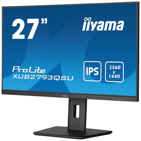 Iiyama Xub2793qsu-b7 Monitor Pc 686 Cm (27"") 2560 X 1140 Pixel Wide Quad Hd Led Nero - Foto 1