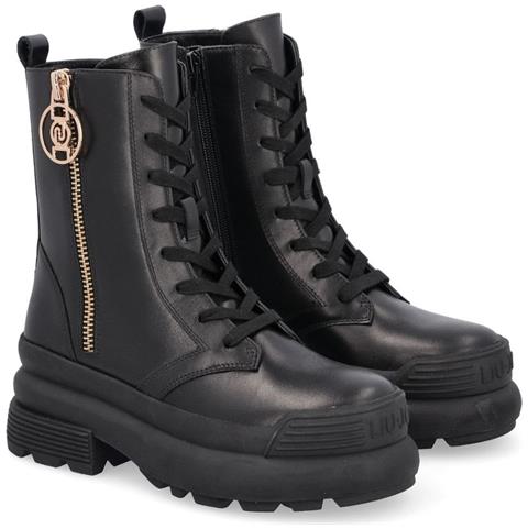 Amy 11 - Ankle Boot Stivaletti Pelle Scarpe Donna Nero Eu 36, Sf2211 P0102 22222 - Foto 2