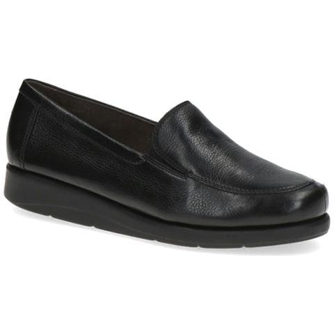 Black Nappa Casual Closed Loafers Mocassino Pelle Scarpe Donna Nero Eu 36, 9-24750-41-022 - Foto 1