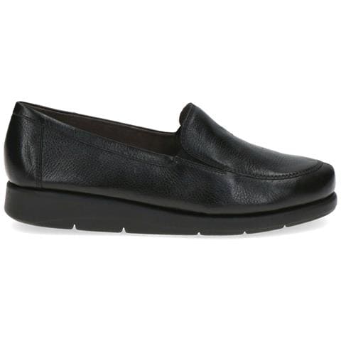 Black Nappa Casual Closed Loafers Mocassino Pelle Scarpe Donna Nero Eu 36, 9-24750-41-022 - Foto 2