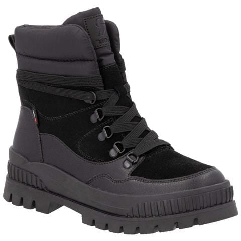 Black Casual Closed Ladies Mid Height Boots Stivaletti Pelle Scarpe Donna Nero Eu 39, W2171-00 - Foto 1