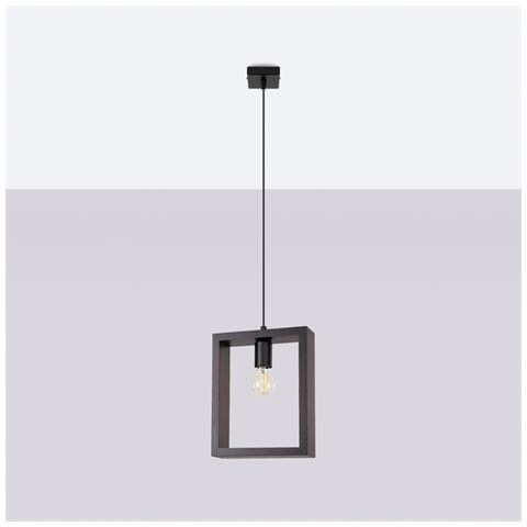 Sollux Lighting Lampada A Sospensione Aries Wengé Sl.1311 - Scandinavo Lampade A Sospensione Wengé 133x24x8 Cm - Foto 2