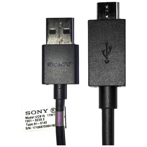 Cavo Dati E Ricarica Originale 1.5a Ucb16 Microusb Usb Black Bulk Per Smartphone - Foto 2