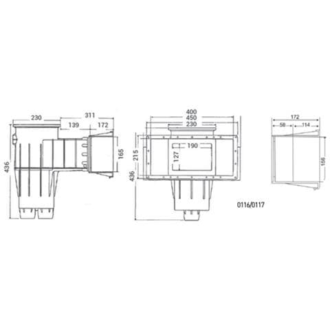 Skimmer Premium Boca Larga - Liner - Foto 1