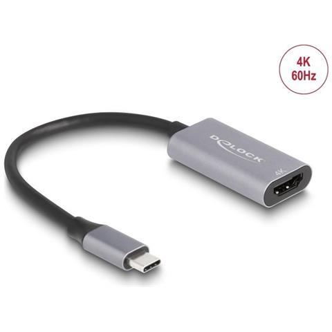Adattatore Usb Type-c Maschio A Hdmi Femmina (dp Alt Mode) 4k 60 Hz Con Hdr E Hdcp - Foto 1