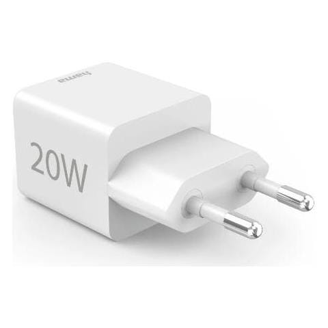 00201991 Caricabatterie Per Dispositivi Mobili Auricolare, Power Bank, Smartphone, Tablet Bianco Ac Ricarica Rapida Interno - Foto 2