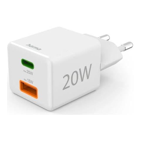 00201991 Caricabatterie Per Dispositivi Mobili Auricolare, Power Bank, Smartphone, Tablet Bianco Ac Ricarica Rapida Interno - Foto 1