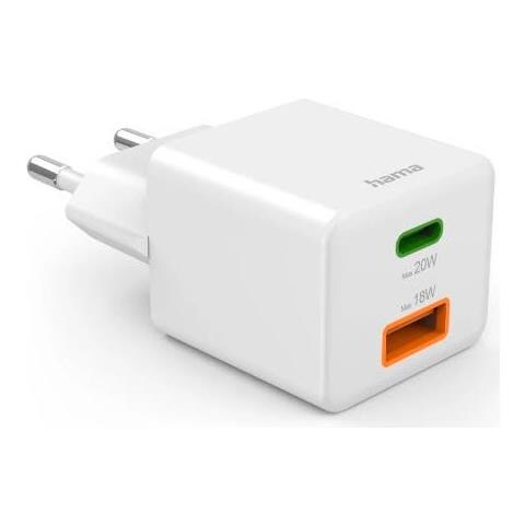 00201991 Caricabatterie Per Dispositivi Mobili Auricolare, Power Bank, Smartphone, Tablet Bianco Ac Ricarica Rapida Interno - Foto 3