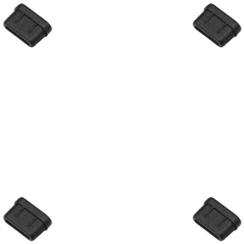 Copripolvere Per Connettori Type-c, Confezione Da 4 Black - Foto 1