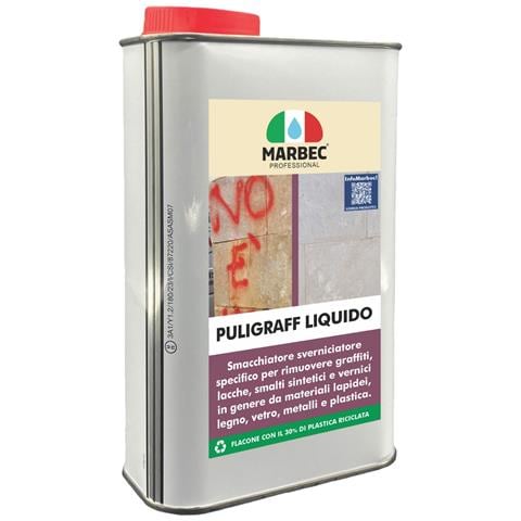Puligraff Liquido 1lt - Smacchiatore Per Rimuovere Graffiti - Foto 1
