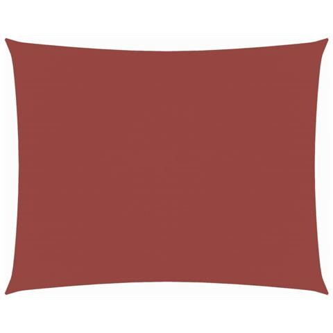 Parasole A Vela Oxford Rettangolare 2,5x4 M Terracotta - Foto 1