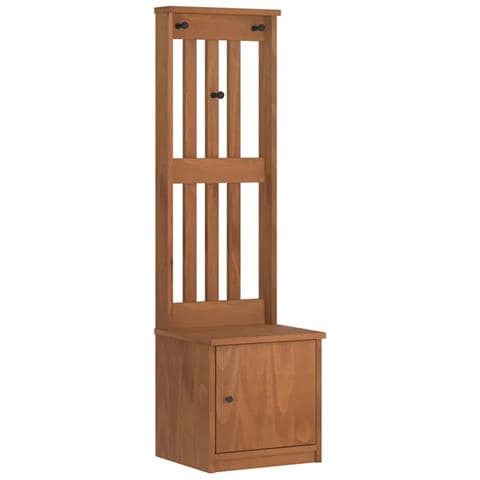 Albero da Ingresso SANDENS 45x40x159,5 cm in Legno di Pino - Foto 1