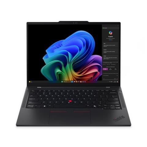 ThinkPad T14s Gen 6 (Snapdragon) Copilot+ PC Qualcomm Snapdragon X1P-42-100 Computer portatile 35,6 cm (14") WUXGA 16 GB LPDDR5x-SDRAM 512 GB SSD Wi-Fi 7 (802.11be) Windows 11 Pro Spagnolo Nero - Foto 1