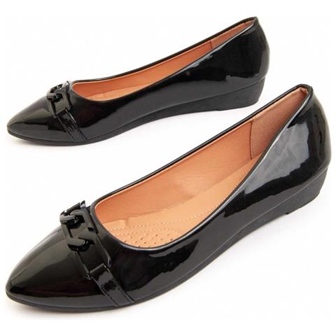 Ballerina Con Zeppa Balleri14 Nera Nero Materiale Sintetico - Foto 1