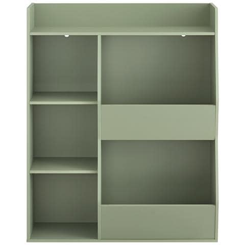 Sobuy Libreria Montessori Per Bambini Scaffale Portagiochi 5 Scomparti Verde - Foto 1