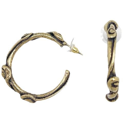 Cerchio Creolo Minimale In Oro - Foto 1