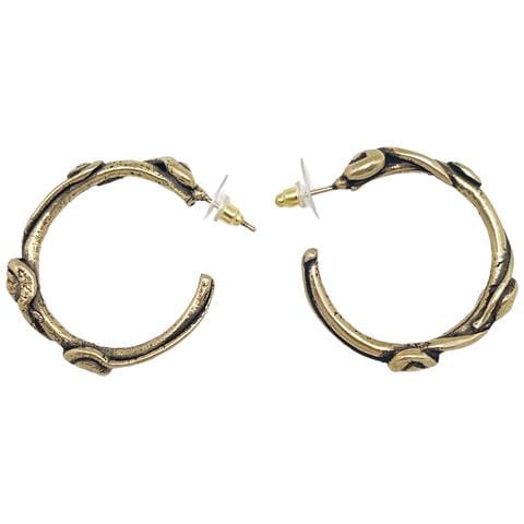 Cerchio Creolo Minimale In Oro - Foto 2