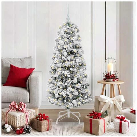Albero di Natale Artificiale con Rami Pieghevoli 150 cm - Foto 2