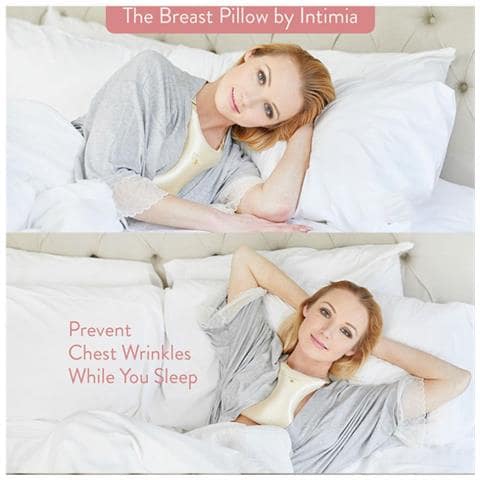 Cuscino Di Supporto Per Il Seno Postparto /quotidiano - Cuscino Antirughe Con Bretelle Regolabili Gold - Foto 7