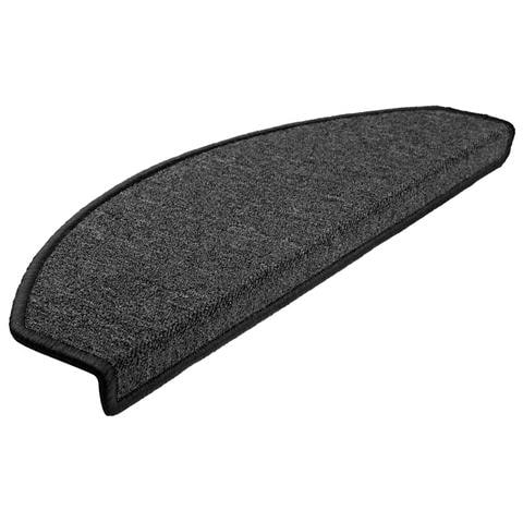 Tappetini per scale 20 pz 65x24x4 cm Antracite Semicircolari Grandi - Foto 2