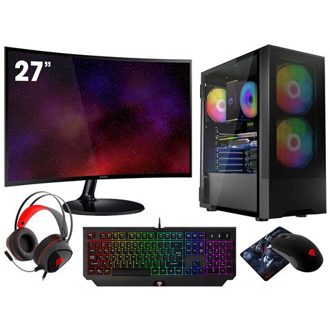 Pc Gaming Ryzen 7 5700g - Ram 16gb - Rx Vega8 - Ssd 500gb M. 2 - Wifi - Lcd 27 - W11 Pro - Foto 1