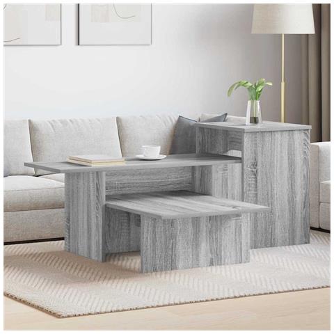 Tavolo consolle Grigio Sonoma 91,5 x 35 x 38,5 cm - Foto 2