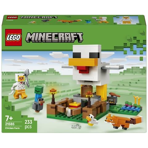 Minecraft 21585 Fattoria di Galline, Giocattolo da Costruire con Minifigure e Mob, Regalo per Gamer, Bambini e Bambine 7+ - Foto 1