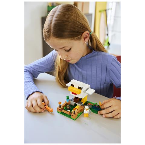 Minecraft 21585 Fattoria di Galline, Giocattolo da Costruire con Minifigure e Mob, Regalo per Gamer, Bambini e Bambine 7+ - Foto 26