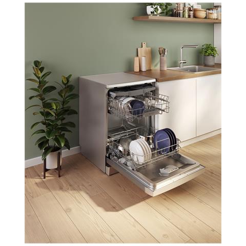 Bosch Serie 4 SMS4HMI09E, Libera installazione, Dimensione massima (60 cm), Acciaio inox, Pulsanti, 1,75 m, 1,65 m - Foto 9