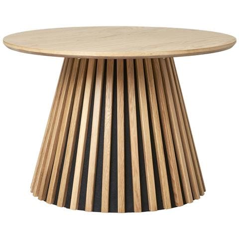 Tavolino Da Salotto Osaka In Rovere Naturale Ø70 Cm - Foto 1