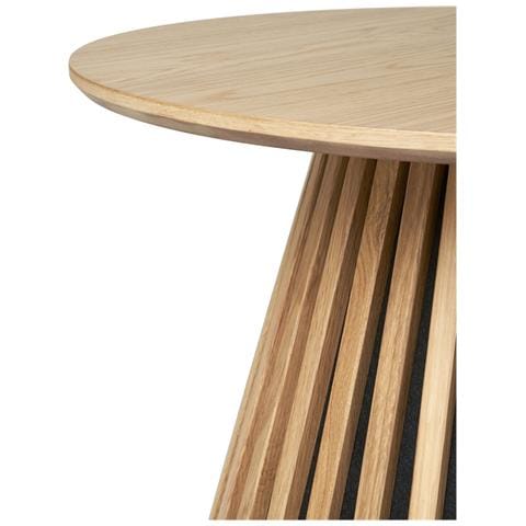 Tavolino Da Salotto Osaka In Rovere Naturale Ø70 Cm - Foto 2